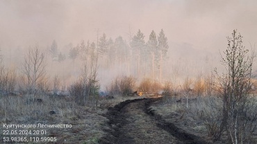 В Бурятии сегодня тушат два лесных пожара